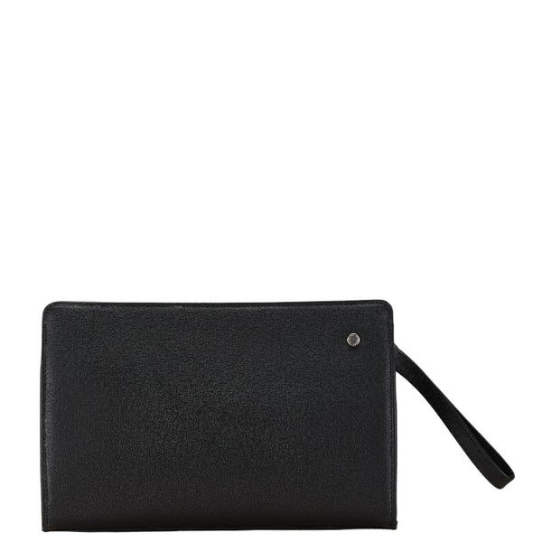 バーバリー セカンドバッグ クラッチバッグ ブラック レザー メンズ BURBERRY 【中古】