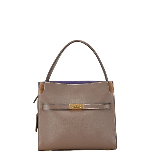 トリーバーチ ハンドバッグ ショルダーバッグ 2WAY ベージュ レザー スウェード レディース Tory Burch 【中古】