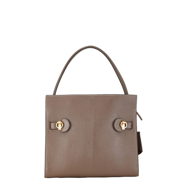 トリーバーチ ハンドバッグ ショルダーバッグ 2WAY ベージュ レザー スウェード レディース Tory Burch 【中古】