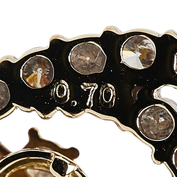K18YG イエローゴールド ダイヤ0.70ct ペンダントトップ レディース 【中古】