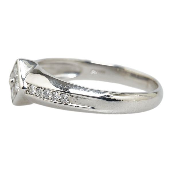 Pt900 プラチナ ダイヤ0.30ct リング 指輪 レディース 13号 【中古】