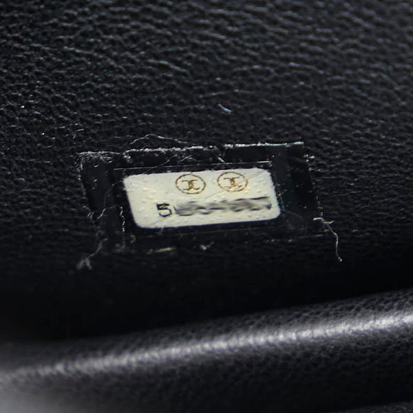 シャネル ココマーク ビジネスバッグ ブリーフケース ブラック キャビアスキン レディース CHANEL 【中古】