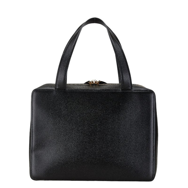 シャネル ココマーク ビジネスバッグ ブリーフケース ブラック キャビアスキン レディース CHANEL 【中古】