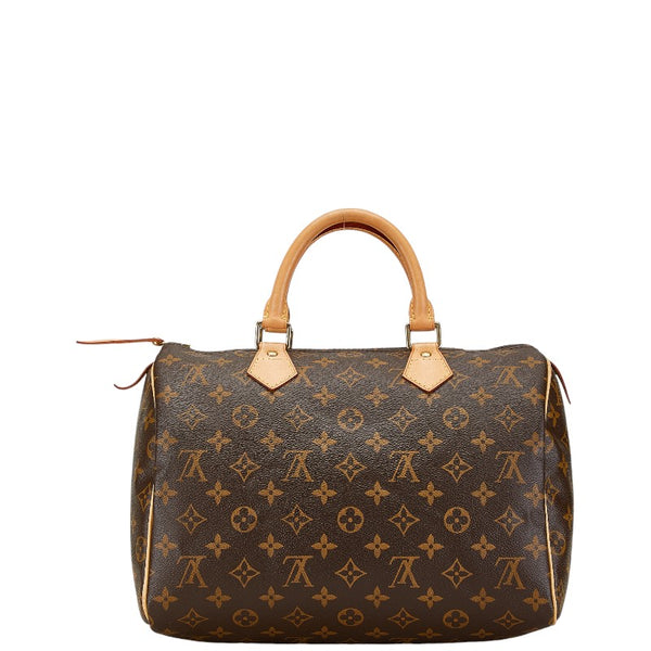 ルイ ヴィトン モノグラム スピーディ30 ハンドバッグ ミニボストンバッグ M41526 ブラウン PVC レザー レディース LOUIS VUITTON 【中古】