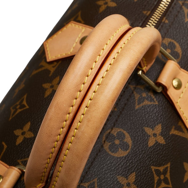 ルイ ヴィトン モノグラム スピーディ30 ハンドバッグ ミニボストンバッグ M41526 ブラウン PVC レザー レディース LOUIS VUITTON 【中古】