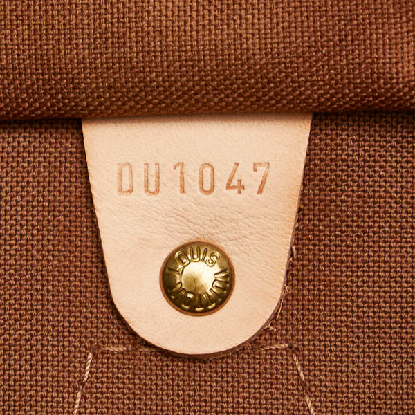 ルイ ヴィトン モノグラム スピーディ30 ハンドバッグ ミニボストンバッグ M41526 ブラウン PVC レザー レディース LOUIS VUITTON 【中古】