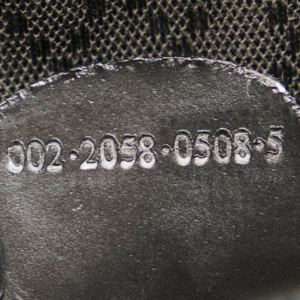 グッチ バンブー ハンドバッグ ショルダーバッグ 2WAY 002 2058 ブラック ナイロン レザー レディース GUCCI 【中古】