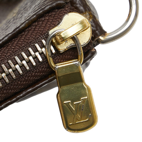 ルイ ヴィトン モノグラム アクセソワール チェーン ポーチ M58009 ブラウン PVC レザー レディース LOUIS VUITTON 【中古】