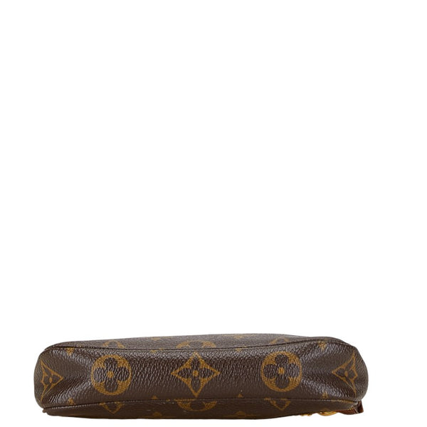ルイ ヴィトン モノグラム アクセソワール チェーン ポーチ M58009 ブラウン PVC レザー レディース LOUIS VUITTON 【中古】