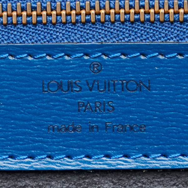 ルイ ヴィトン エピ サンジャックショッピング トートバッグ ショルダーバッグ M52265 トレドブルー レザー レディース LOUIS VUITTON 【中古】