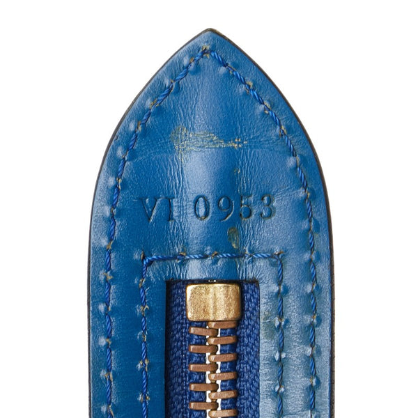 ルイ ヴィトン エピ サンジャックショッピング トートバッグ ショルダーバッグ M52265 トレドブルー レザー レディース LOUIS VUITTON 【中古】