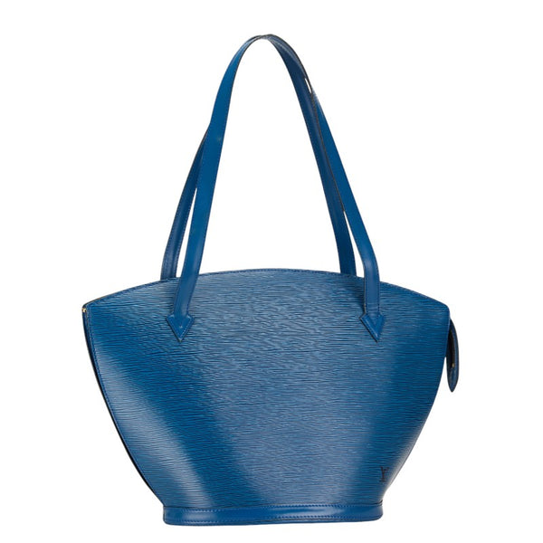 ルイ ヴィトン エピ サンジャックショッピング トートバッグ ショルダーバッグ M52265 トレドブルー レザー レディース LOUIS VUITTON 【中古】