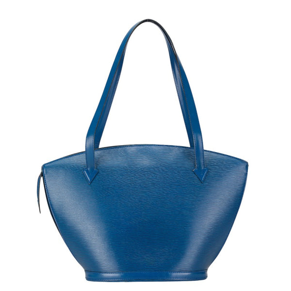 ルイ ヴィトン エピ サンジャックショッピング トートバッグ ショルダーバッグ M52265 トレドブルー レザー レディース LOUIS VUITTON 【中古】