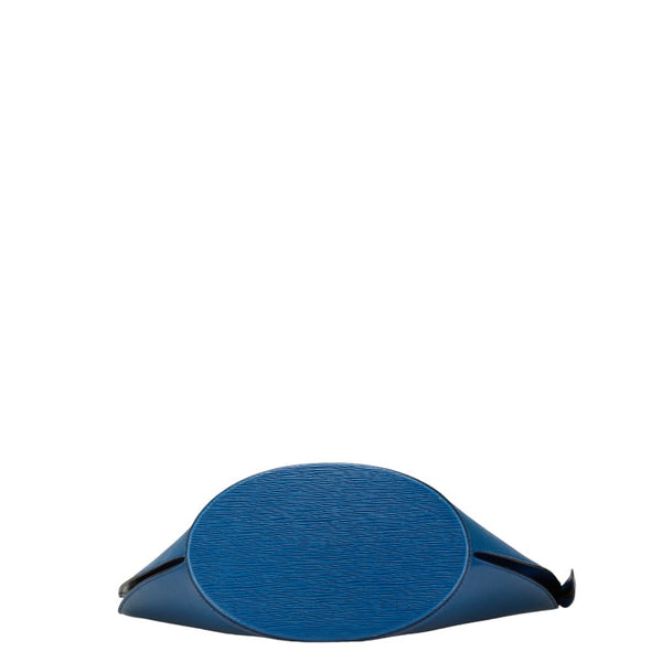 ルイ ヴィトン エピ サンジャックショッピング トートバッグ ショルダーバッグ M52265 トレドブルー レザー レディース LOUIS VUITTON 【中古】