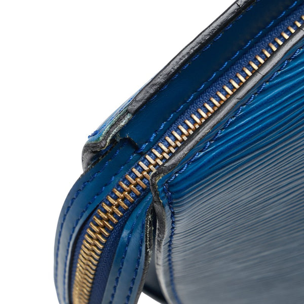 ルイ ヴィトン エピ サンジャックショッピング トートバッグ ショルダーバッグ M52265 トレドブルー レザー レディース LOUIS VUITTON 【中古】