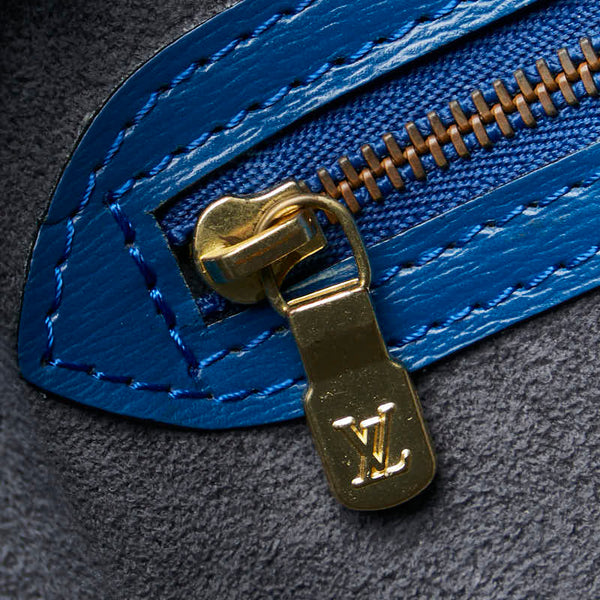 ルイ ヴィトン エピ サンジャックショッピング トートバッグ ショルダーバッグ M52265 トレドブルー レザー レディース LOUIS VUITTON 【中古】