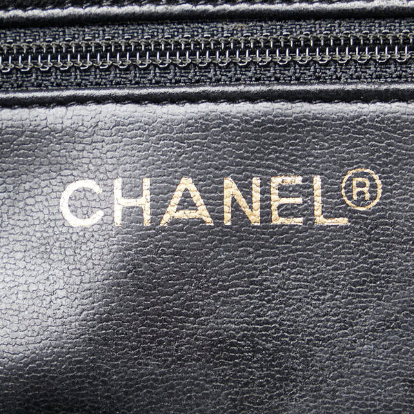 シャネル マトラッセ トートバッグ ハンドバッグ ブラック レザー レディース CHANEL 【中古】