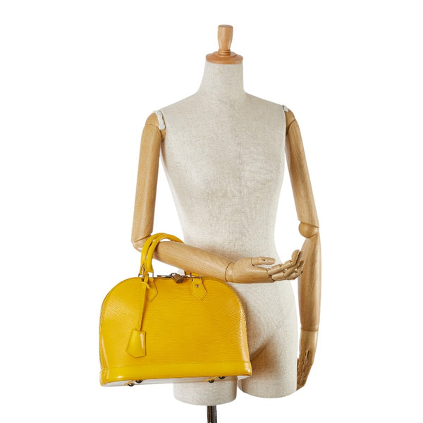 ルイ ヴィトン アルマPM ハンドバッグ M40619 シトロン イエロー レザー レディース LOUIS VUITTON 【中古】