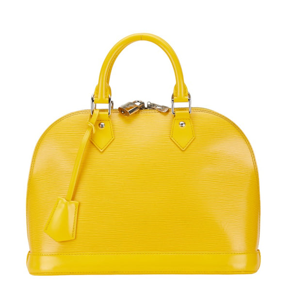 ルイ ヴィトン アルマPM ハンドバッグ M40619 シトロン イエロー レザー レディース LOUIS VUITTON 【中古】