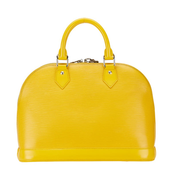 ルイ ヴィトン アルマPM ハンドバッグ M40619 シトロン イエロー レザー レディース LOUIS VUITTON 【中古】