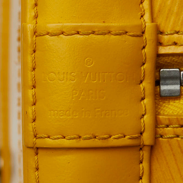 ルイ ヴィトン アルマPM ハンドバッグ M40619 シトロン イエロー レザー レディース LOUIS VUITTON 【中古】