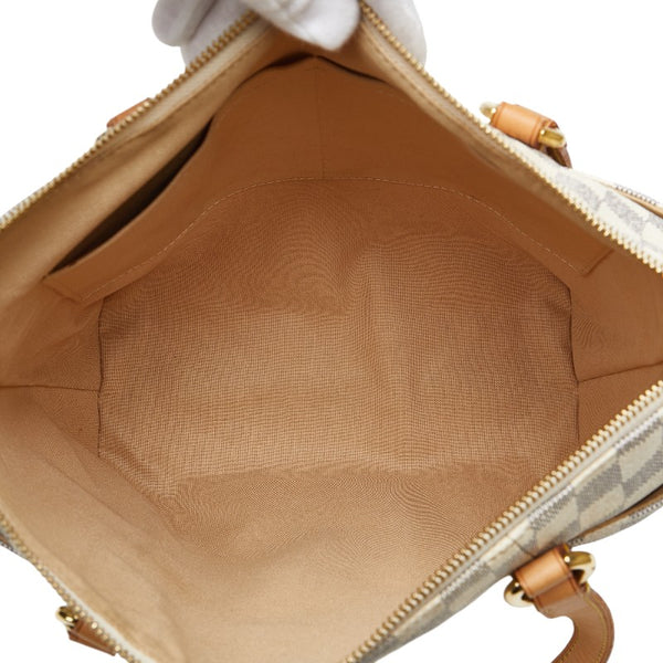 ルイ ヴィトン ダミエ アズール トータリーPM トートバッグ N51261 ホワイト PVC レザー レディース LOUIS VUITTON 【中古】