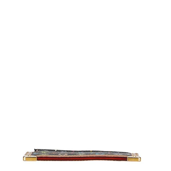 ルイ ヴィトン モノグラム マルチカラー ポシェット クレ コインケース M92654 ノワール ブラック PVC レザー レディース LOUIS VUITTON 【中古】