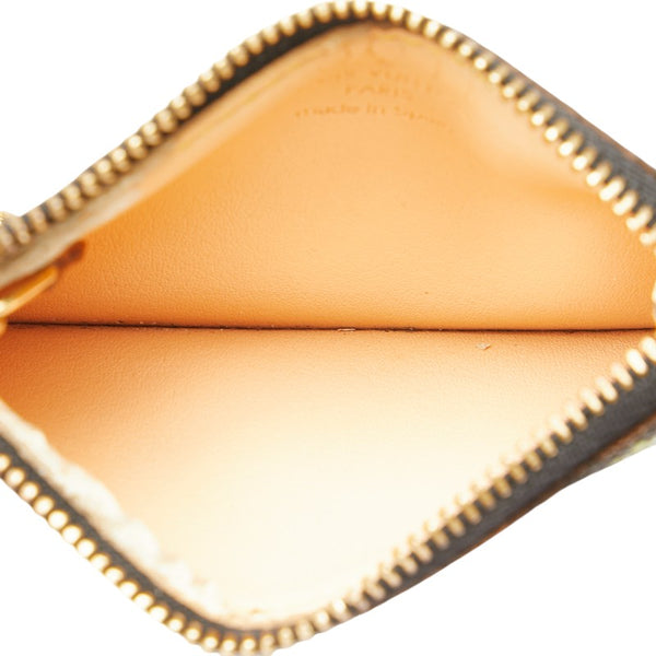 ルイ ヴィトン モノグラム マルチカラー ポシェット クレ コインケース M92654 ノワール ブラック PVC レザー レディース LOUIS VUITTON 【中古】