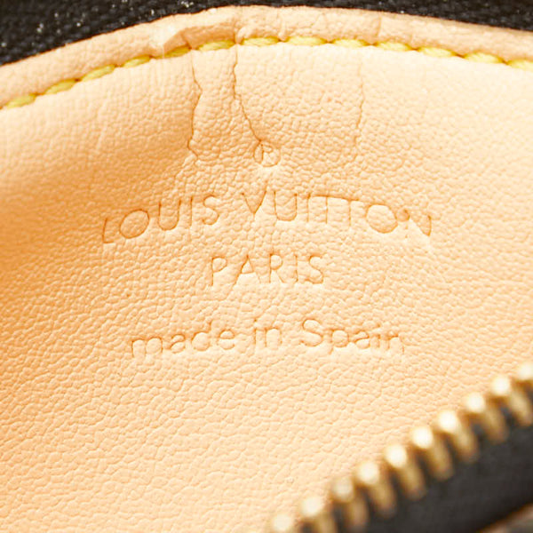 ルイ ヴィトン モノグラム マルチカラー ポシェット クレ コインケース M92654 ノワール ブラック PVC レザー レディース LOUIS VUITTON 【中古】