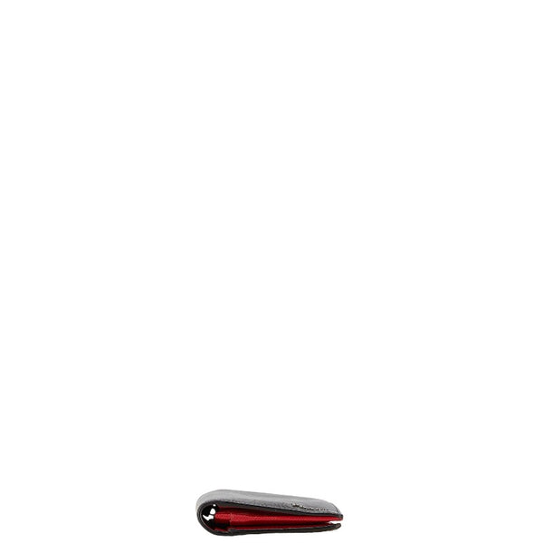 プラダ 長財布 2MV836 ブラック レッド レザー レディース PRADA 【中古】