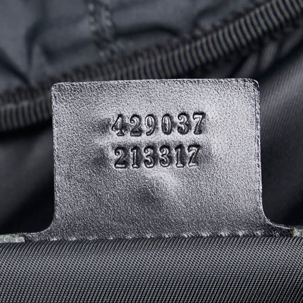 グッチ エンブロイダリータイガー シェリーライン リュック バックパック 429037 ブラック マルチカラー ナイロン メンズ GUCCI 【中古】