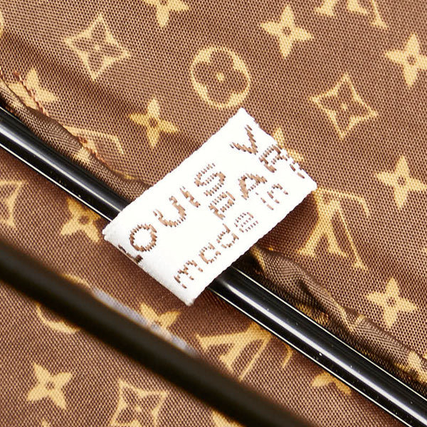 ルイ ヴィトン モノグラム パラプリュイ ジブレ 雨傘 長傘 ブラウン ベージュ ナイロン ウッド レディース LOUIS VUITTON 【中古】