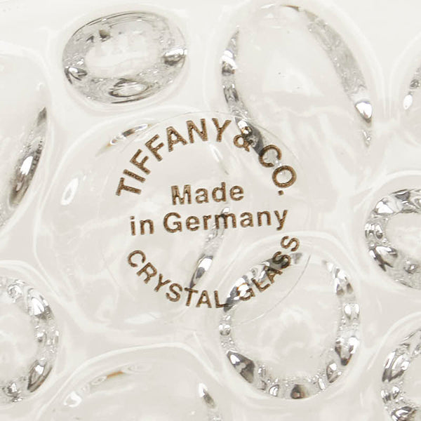 ティファニー コブルストーン 皿 大皿 プラター クリア ガラス レディース TIFFANY&Co. 【中古】