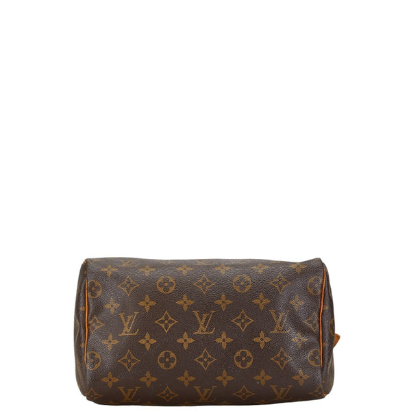 ルイ ヴィトン モノグラム スピーディ25 ミニボストンバッグ ハンドバッグ M41528 ブラウン PVC レザー レディース LOUIS VUITTON 【中古】