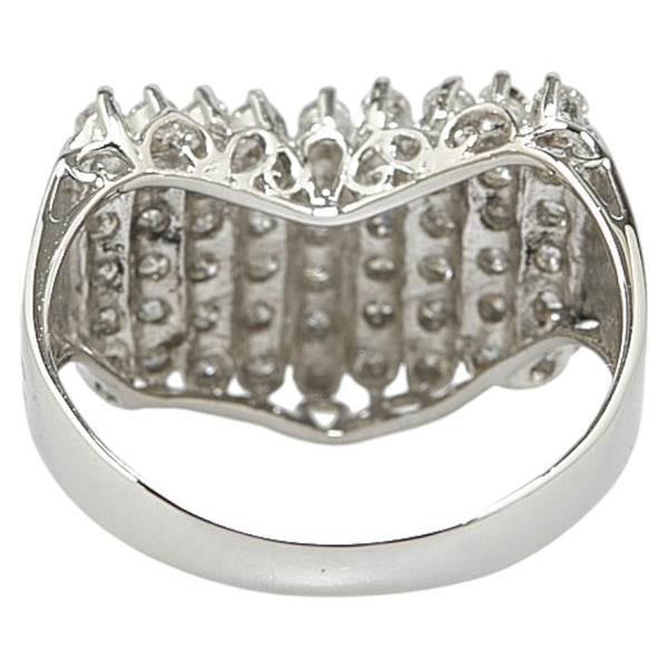 ノーブランド Pt900 プラチナ ダイヤ1.00ct リング 指輪 レディース no brand 11号 【中古】