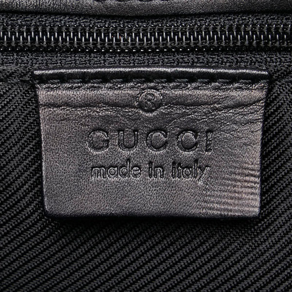 グッチ GGキャンバス ワンショルダーバッグ 33900 ブラック キャンバス レザー レディース GUCCI 【中古】