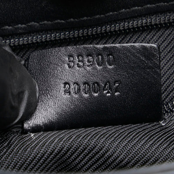 グッチ GGキャンバス ワンショルダーバッグ 33900 ブラック キャンバス レザー レディース GUCCI 【中古】