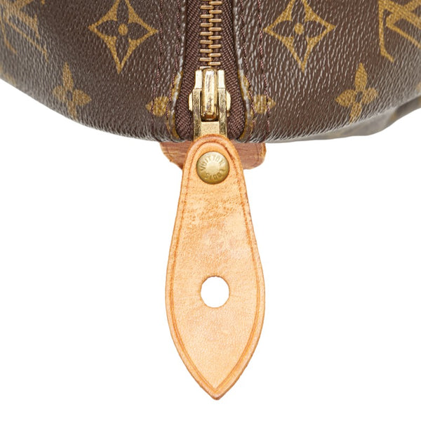 ルイ ヴィトン モノグラム スピーディ30 ハンドバッグ M41526 ブラウン PVC レザー レディース LOUIS VUITTON 【中古】