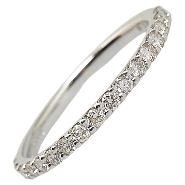 Pt900 プラチナ ダイヤ0.30ct ハーフエタニティ リング 指輪 レディース 10.5号 【中古】
