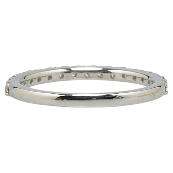 Pt900 プラチナ ダイヤ0.30ct ハーフエタニティ リング 指輪 レディース 10.5号 【中古】