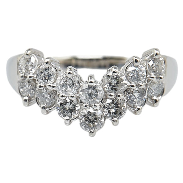 ノーブランド Pt900 プラチナ ダイヤ1.00ct リング 指輪 レディース no brand 13.5号 【中古】