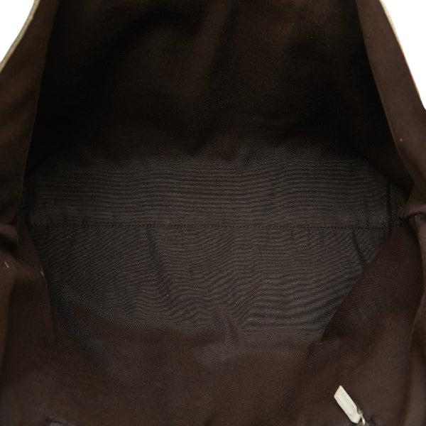 グッチ GGデニム トートバッグ ショルダーバッグ 257245 ブルー ホワイト デニム レザー レディース GUCCI 【中古】