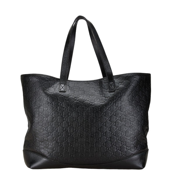 グッチ グッチシマ トートバッグ ショルダーバッグ 238696 ブラック レザー レザー レディース GUCCI 【中古】