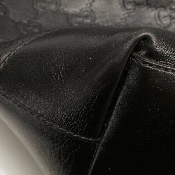 グッチ グッチシマ トートバッグ ショルダーバッグ 238696 ブラック レザー レザー レディース GUCCI 【中古】