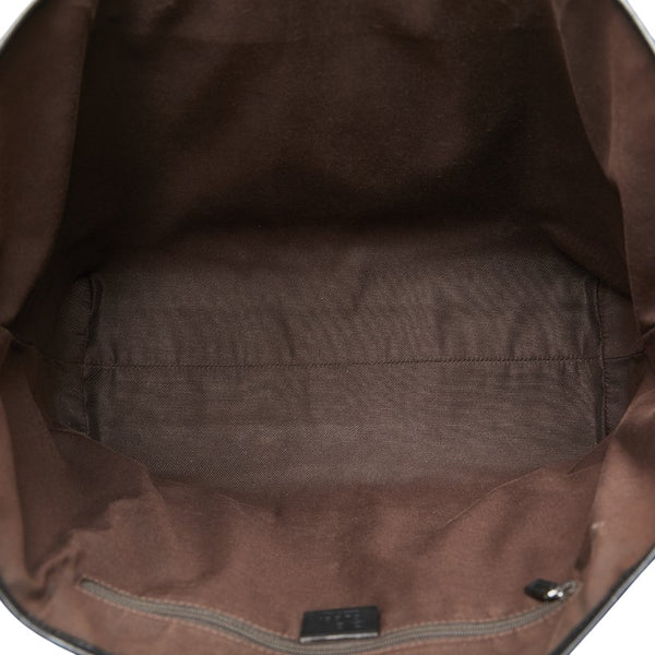 グッチ グッチシマ トートバッグ ショルダーバッグ 238696 ブラック レザー レザー レディース GUCCI 【中古】