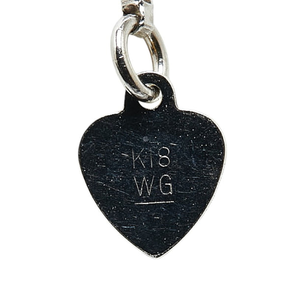 ノーブランド K18WG ホワイトゴールド ダイヤ0.73ct ネックレス レディース no brand 【中古】