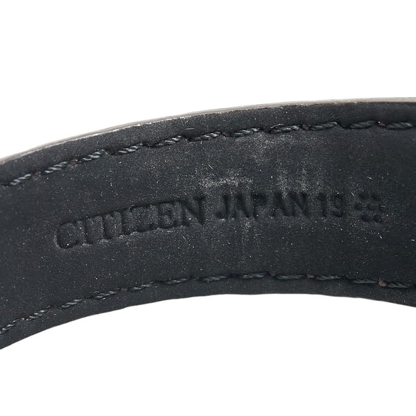 シチズン ザ シチズン アイコニック ネイチャー コレクション 和紙文字盤250本限定モデル 腕時計 AQ4102-01X クオーツ ブラウン文字盤 スーパーチタニウム/ワニ革バンド メンズ CITIZEN 【中古】