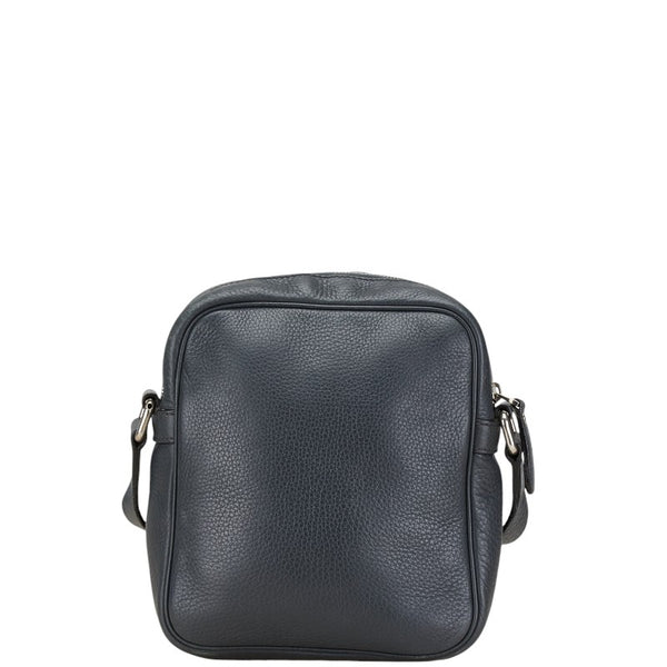 グッチ ショルダーバッグ 246382 ダークグレー レザー レディース GUCCI 【中古】