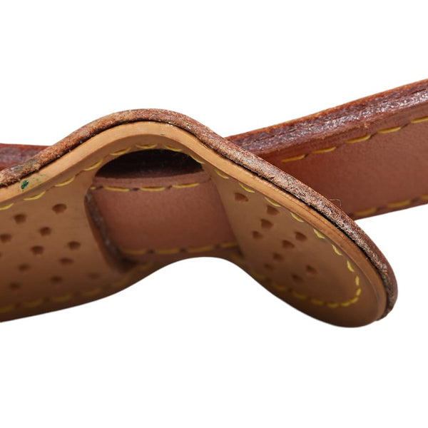 ルイ ヴィトン ショルダーストラップ ブラウン ゴールド レザー レディース LOUIS VUITTON 【中古】