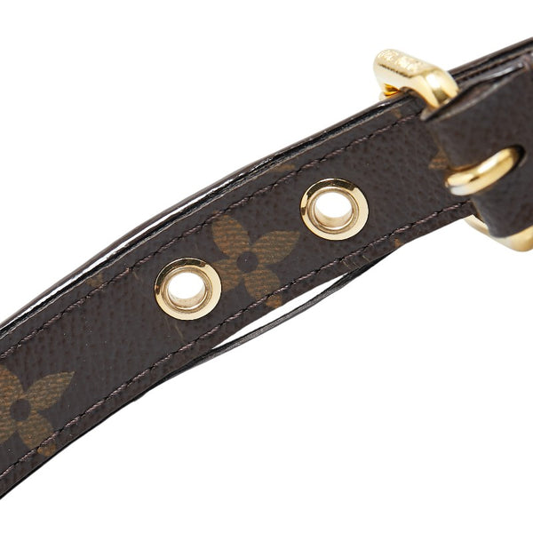 ルイ ヴィトン モノグラム ショルダーストラップ ブラウン ゴールド PVC レディース LOUIS VUITTON 【中古】